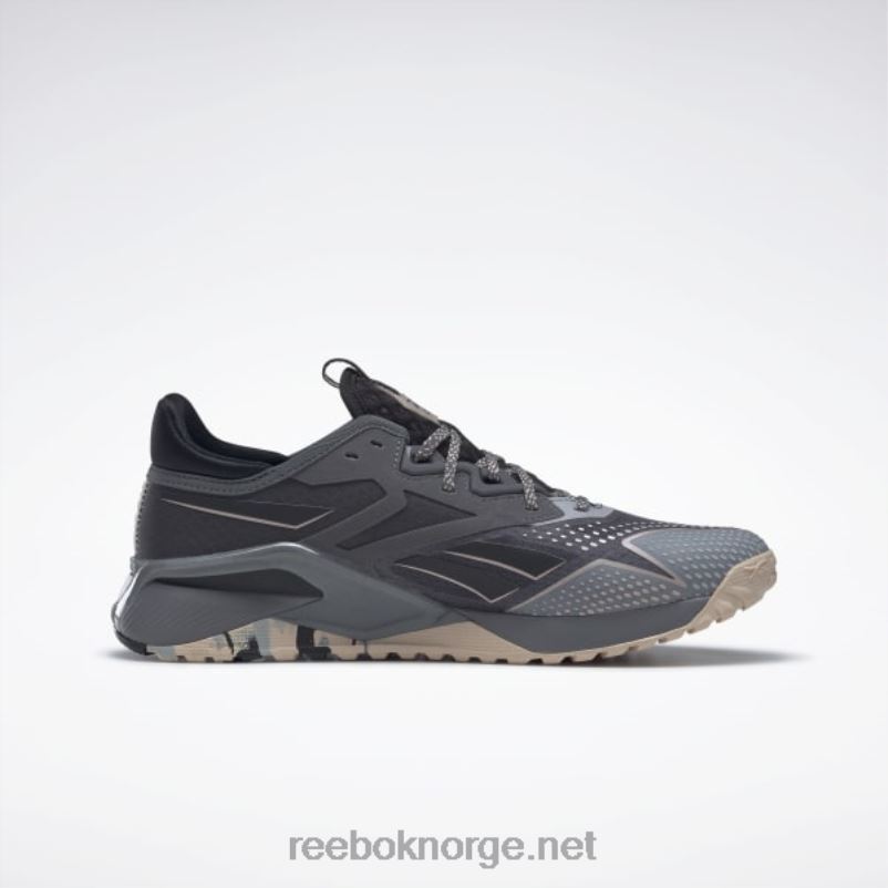 ren grå 6/kjerne sort/myk ecru 2X42N1049 Reebok nano x2 tr adventure treningssko for menn - Bilde 2