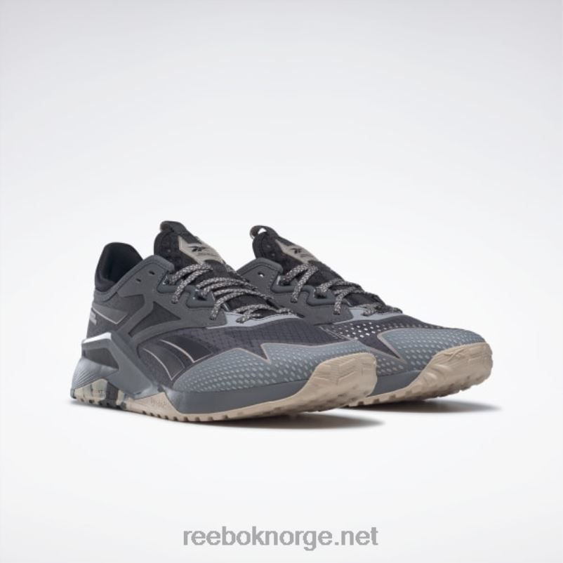 ren grå 6/kjerne sort/myk ecru 2X42N1049 Reebok nano x2 tr adventure treningssko for menn - Bilde 3