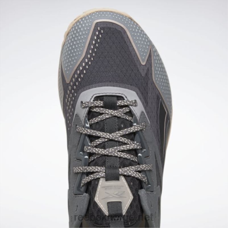 ren grå 6/kjerne sort/myk ecru 2X42N1049 Reebok nano x2 tr adventure treningssko for menn - Bilde 7