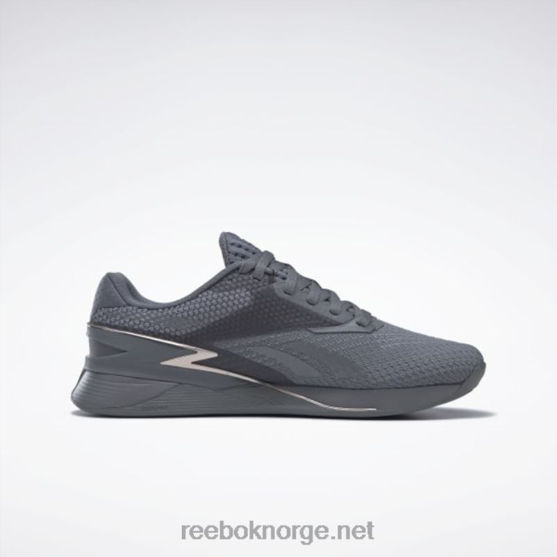 ren grå 6/ren grå 7/taupe met s23 2X42N18 Reebok nano x3 damesko - Bilde 3