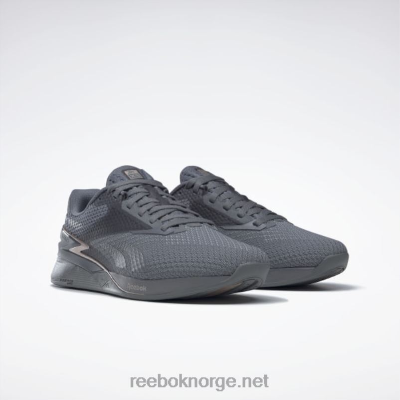 ren grå 6/ren grå 7/taupe met s23 2X42N18 Reebok nano x3 damesko - Bilde 4