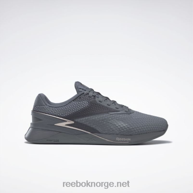 ren grå 6/ren grå 7/taupe met s23 2X42N18 Reebok nano x3 damesko - Bilde 1