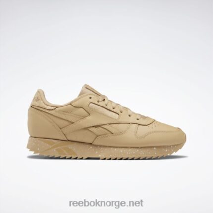 sahara/hvit 2X42N941 Reebok klassiske ripple-sko i skinn