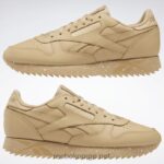 sahara/hvit 2X42N941 Reebok klassiske ripple-sko i skinn - Bilde 9