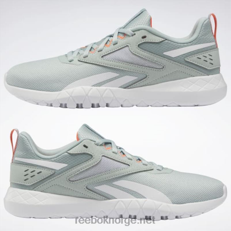 seaside grå/ftwr hvit/oransje bluss 2X42N184 Reebok flexagon energy 4 treningssko for kvinner - Bilde 9
