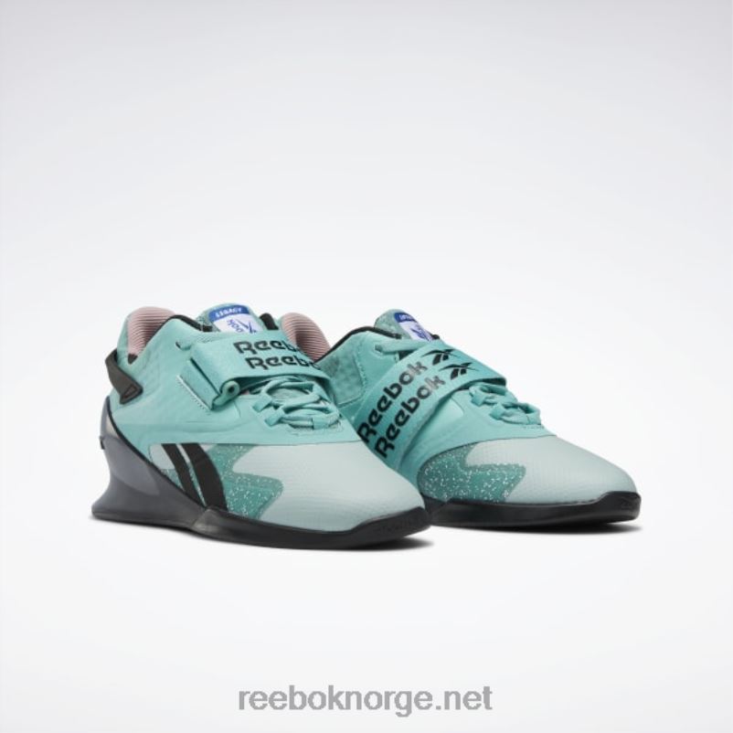 semi klassisk blågrønn/sjøsidegrå/ftwr hvit 2X42N943 Reebok legacy lifter ii vektløftersko for kvinner - Bilde 3