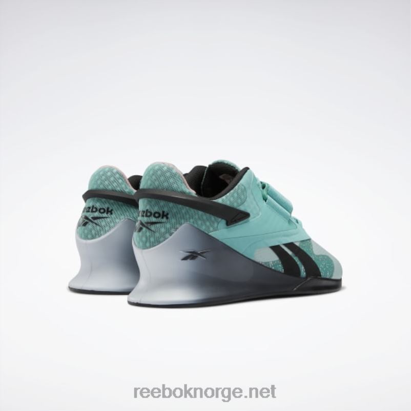 semi klassisk blågrønn/sjøsidegrå/ftwr hvit 2X42N943 Reebok legacy lifter ii vektløftersko for kvinner - Bilde 4