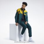 Skoggrønn 2X42N351 Reebok klassiske vektor treningsjakke - Bilde 2