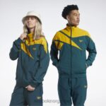 Skoggrønn 2X42N351 Reebok klassiske vektor treningsjakke