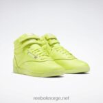 solsyre gul/ftwr hvit 2X42N150 Reebok freestyle hi damesko - Bilde 3
