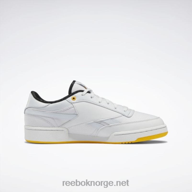 sprit hvit/sølv met./bane gull 2X42N1086 Reebok jurassic world club c revenge herresko - Bilde 4