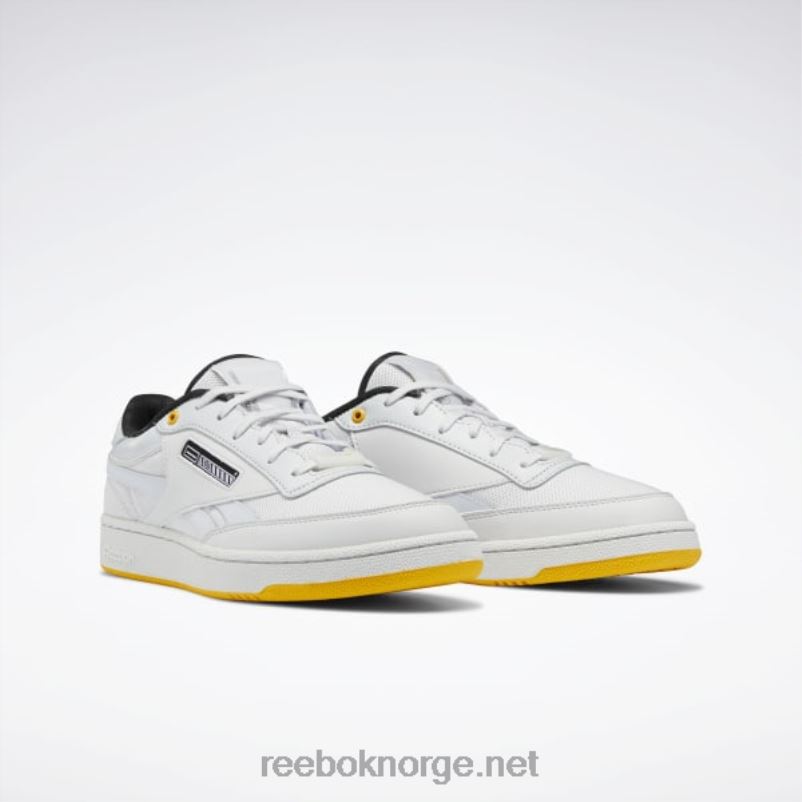 sprit hvit/sølv met./bane gull 2X42N1086 Reebok jurassic world club c revenge herresko - Bilde 5