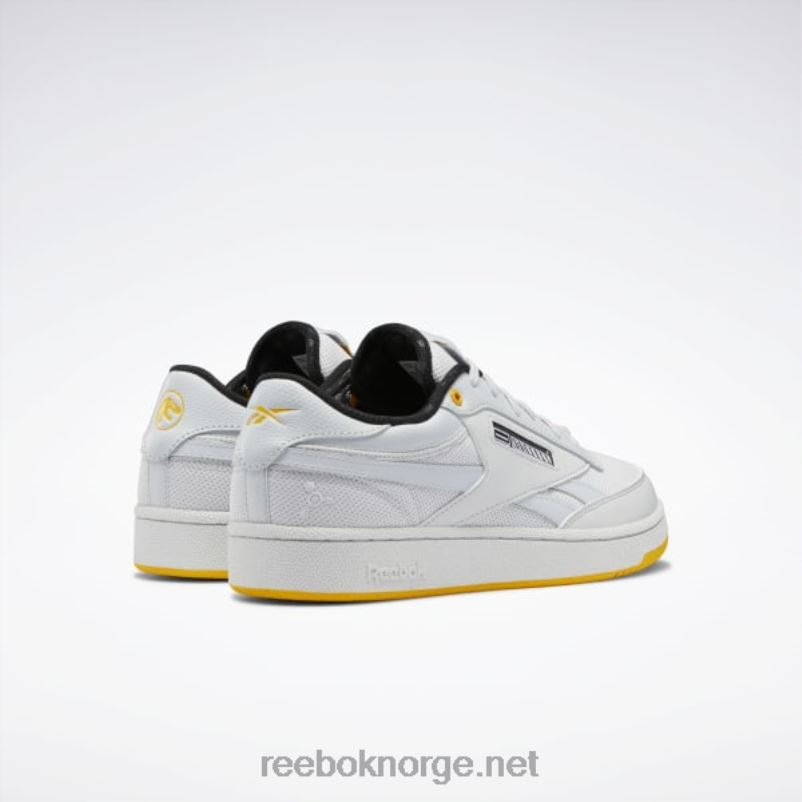 sprit hvit/sølv met./bane gull 2X42N1086 Reebok jurassic world club c revenge herresko - Bilde 6
