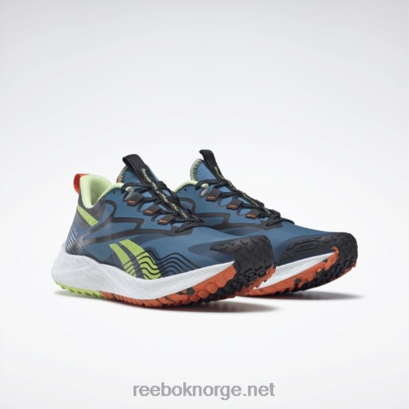 stålblå s23-r/kjernesort/energiglød 2X42N1151 Reebok floatride energy 4 adventure joggesko for menn - Bilde 3