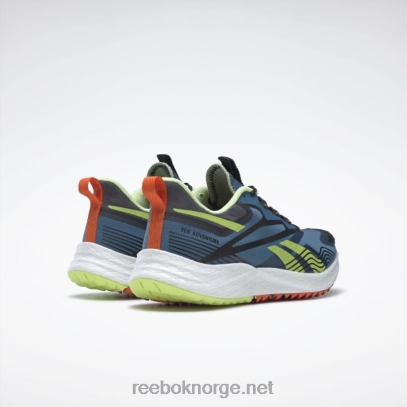 stålblå s23-r/kjernesort/energiglød 2X42N1151 Reebok floatride energy 4 adventure joggesko for menn - Bilde 4