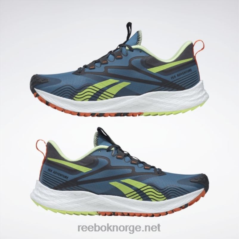 stålblå s23-r/kjernesort/energiglød 2X42N1151 Reebok floatride energy 4 adventure joggesko for menn - Bilde 9