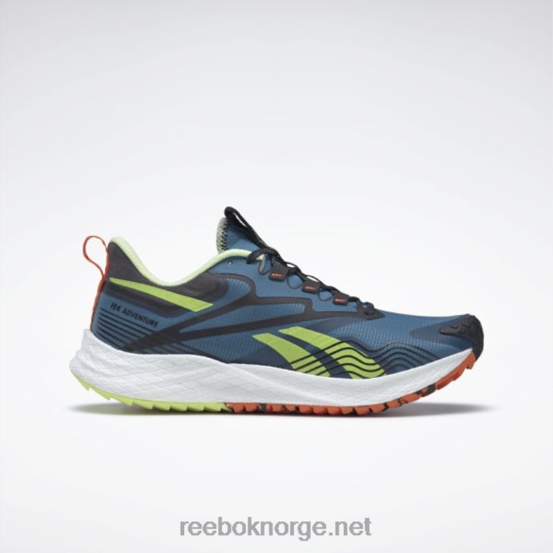 stålblå s23-r/kjernesort/energiglød 2X42N1151 Reebok floatride energy 4 adventure joggesko for menn - Bilde 1