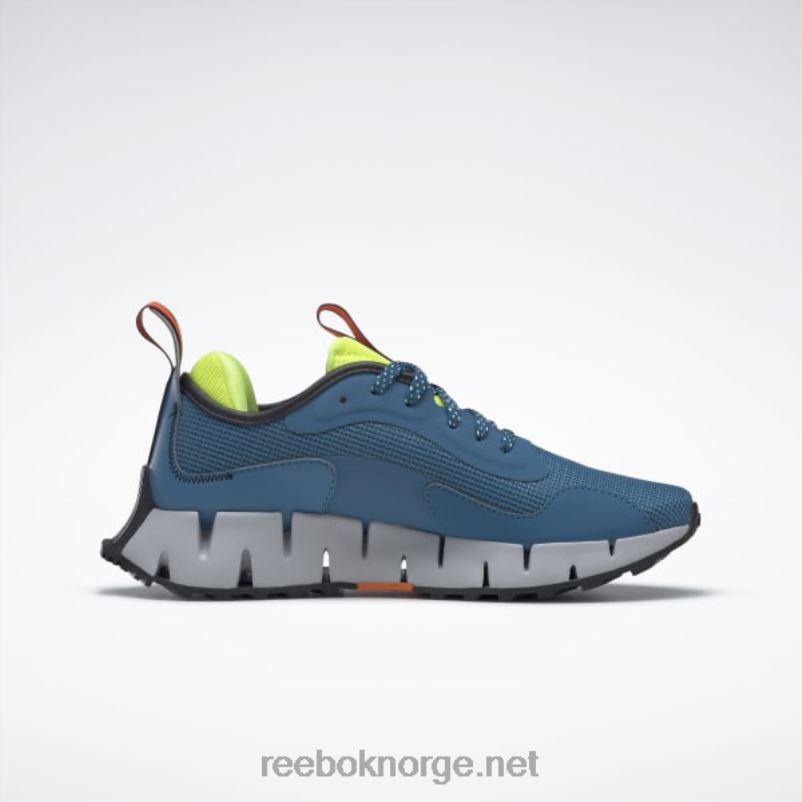 stålblå s23-r/solsyre gul/ren grå 3 2X42N368 Reebok zig dynamica adventure damesko - Bilde 2