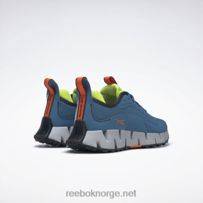stålblå s23-r/solsyre gul/ren grå 3 2X42N368 Reebok zig dynamica adventure damesko - Bilde 4