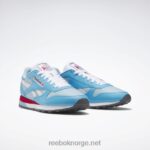 strålende aqua/blå perle/ftwr hvit 2X42N201 Reebok klassiske skinnsko - Bilde 3