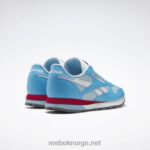 strålende aqua/blå perle/ftwr hvit 2X42N201 Reebok klassiske skinnsko - Bilde 4