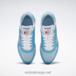 strålende aqua/blå perle/ftwr hvit 2X42N201 Reebok klassiske skinnsko - Bilde 6