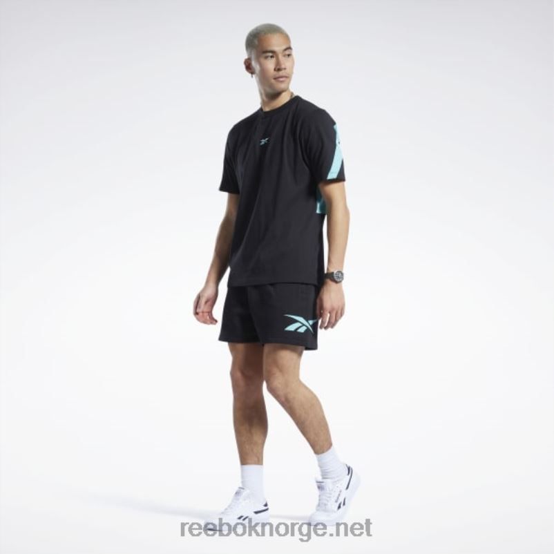 svart 2X42N355 Reebok klassisk merkevare stolt t-skjorte - Bilde 3