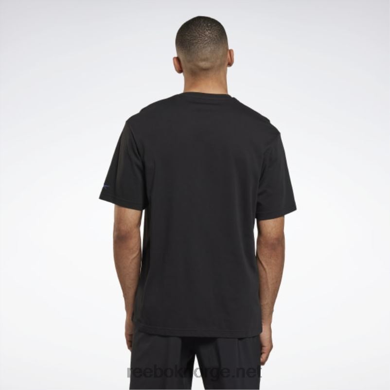 svart 2X42N752 Reebok les mills oversized grafisk t-skjorte - Bilde 3