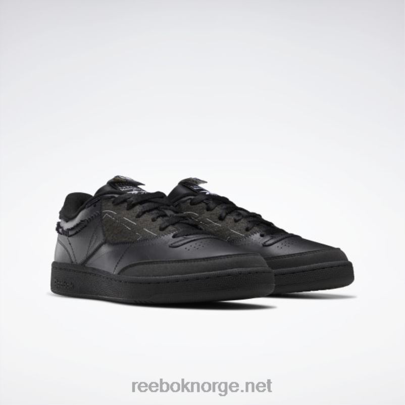 svart/ftwr hvit 2X42N332 Reebok maison margiela club c memory of shoes - Bilde 3