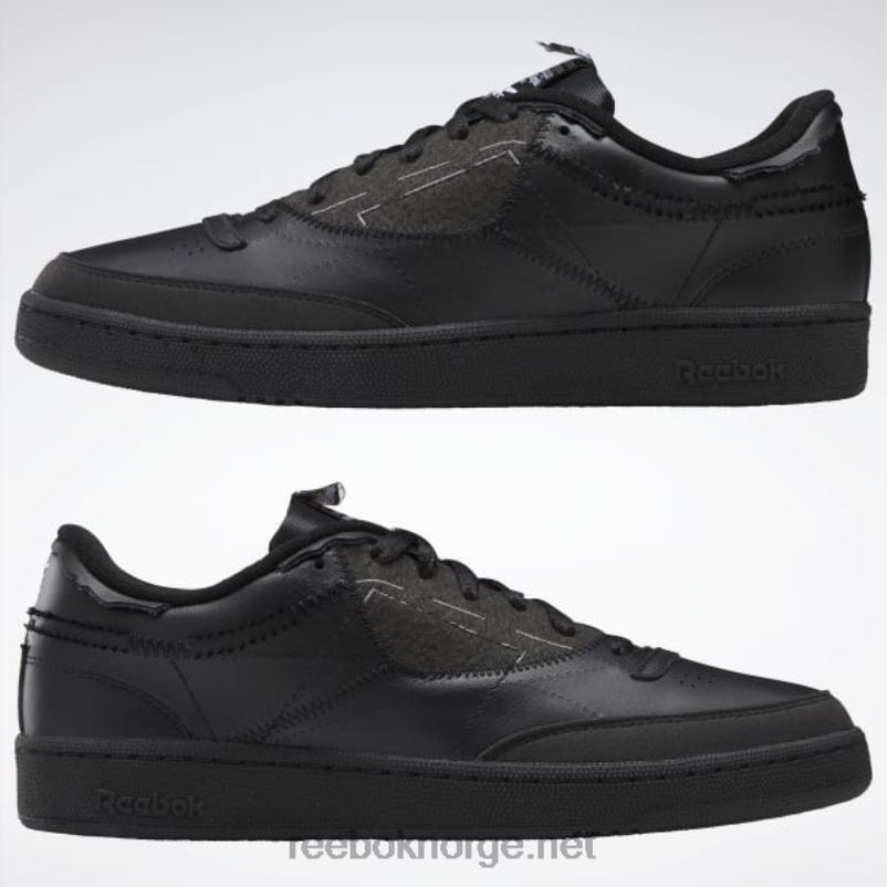 svart/ftwr hvit 2X42N332 Reebok maison margiela club c memory of shoes - Bilde 9