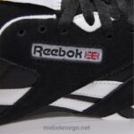 svart hvit 2X42N1179 Reebok klassiske nylon herresko - Bilde 11