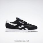 svart hvit 2X42N1179 Reebok klassiske nylon herresko