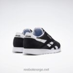 svart hvit 2X42N1179 Reebok klassiske nylon herresko - Bilde 6