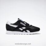 svart hvit 2X42N155 Reebok klassiske nylon damesko