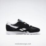 svart hvit 2X42N155 Reebok klassiske nylon damesko - Bilde 4