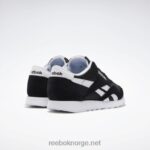 svart hvit 2X42N155 Reebok klassiske nylon damesko - Bilde 6