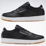 svart/hvit/gummi 2X42N1152 Reebok club c 85 herresko - Bilde 4