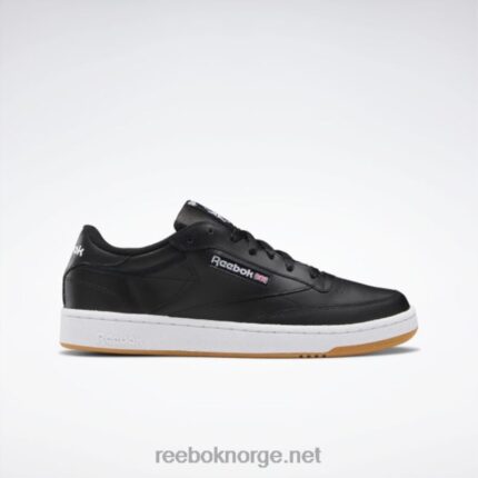 svart/hvit/gummi 2X42N1152 Reebok club c 85 herresko