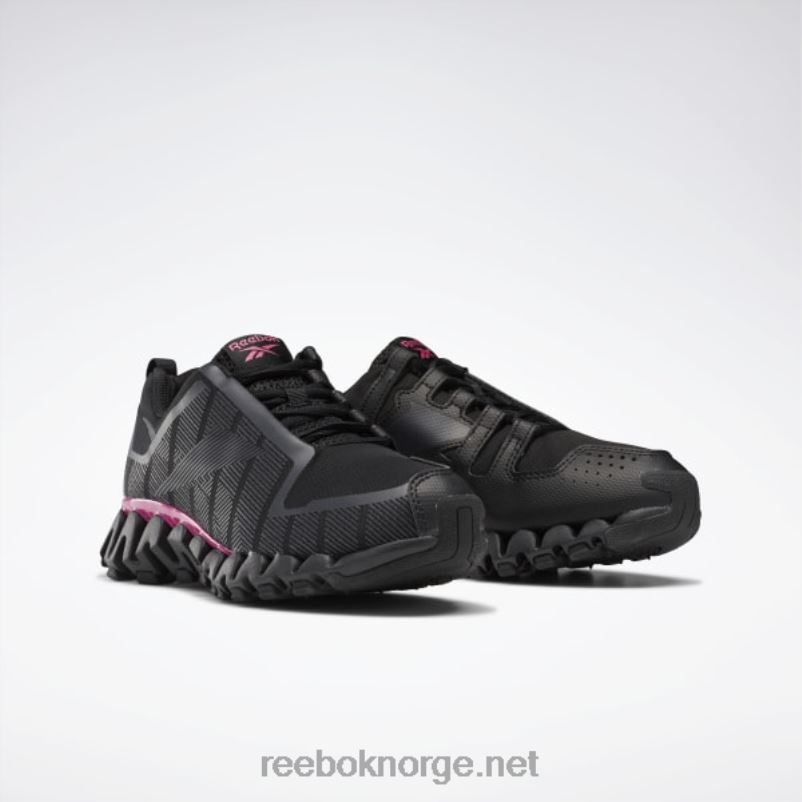 svart/kald grå 7/rosa 2X42N369 Reebok zigwild trail 6 damesko - Bilde 3