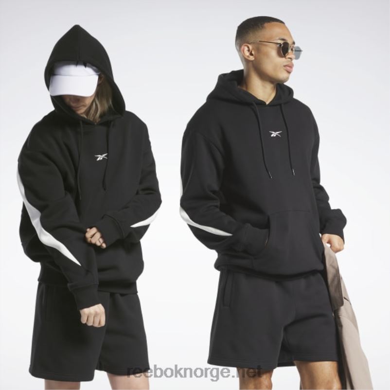 svart_kritt_2x42n293_reebok_klassiske_merke_stolt_hettegenser.jpg svart/kritt 2X42N293 Reebok klassiske merke stolt hettegenser - Bilde 1