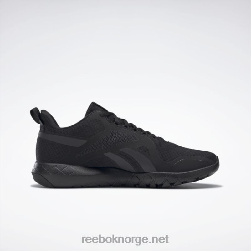 svart/ren grå 8 2X42N1037 Reebok flexagon force 3 wide 4e treningssko for menn - Bilde 2