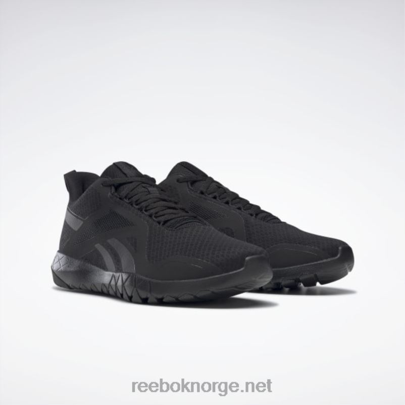 svart/ren grå 8 2X42N1037 Reebok flexagon force 3 wide 4e treningssko for menn - Bilde 3