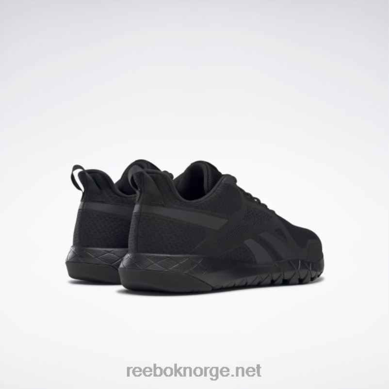 svart/ren grå 8 2X42N1037 Reebok flexagon force 3 wide 4e treningssko for menn - Bilde 4
