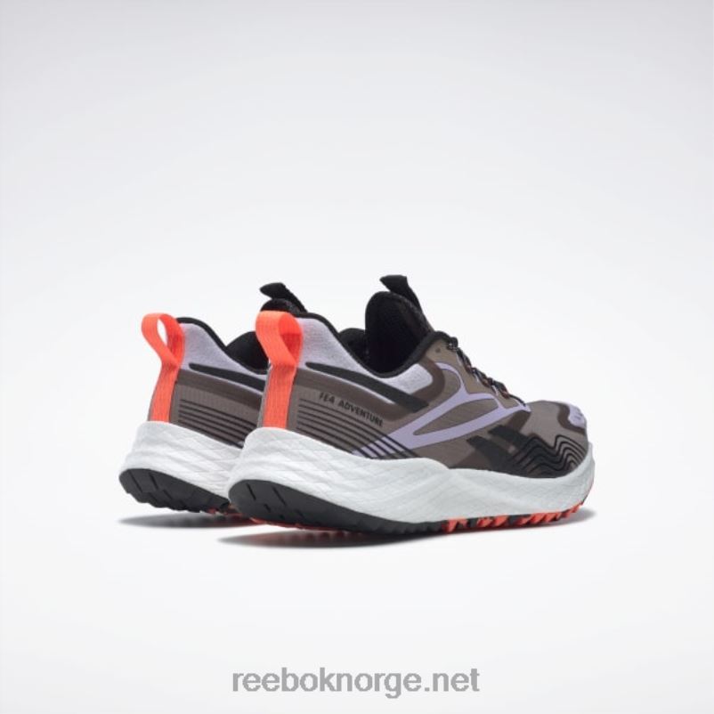 taupe/lilla oasis/kjerne sort 2X42N496 Reebok floatride energy 4 adventure løpesko for kvinner - Bilde 4
