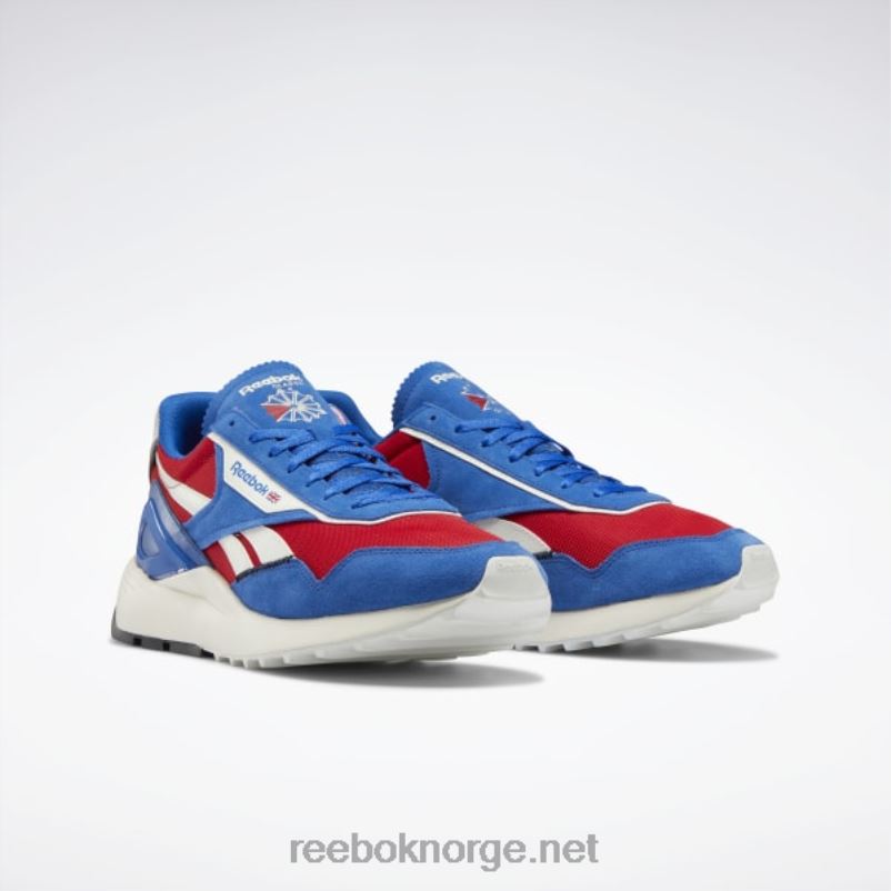 vektor blå/vektor rød/kritt 2X42N397 Reebok klassiske legacy az-skinnsko - Bilde 5