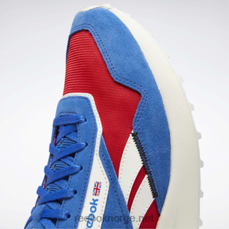 vektor blå/vektor rød/kritt 2X42N397 Reebok klassiske legacy az-skinnsko - Bilde 9