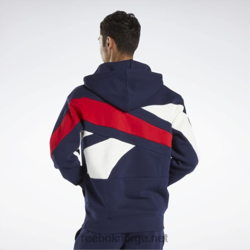 vektor marine 2X42N247 Reebok klassiske merke stolt hettegenser - Bilde 3