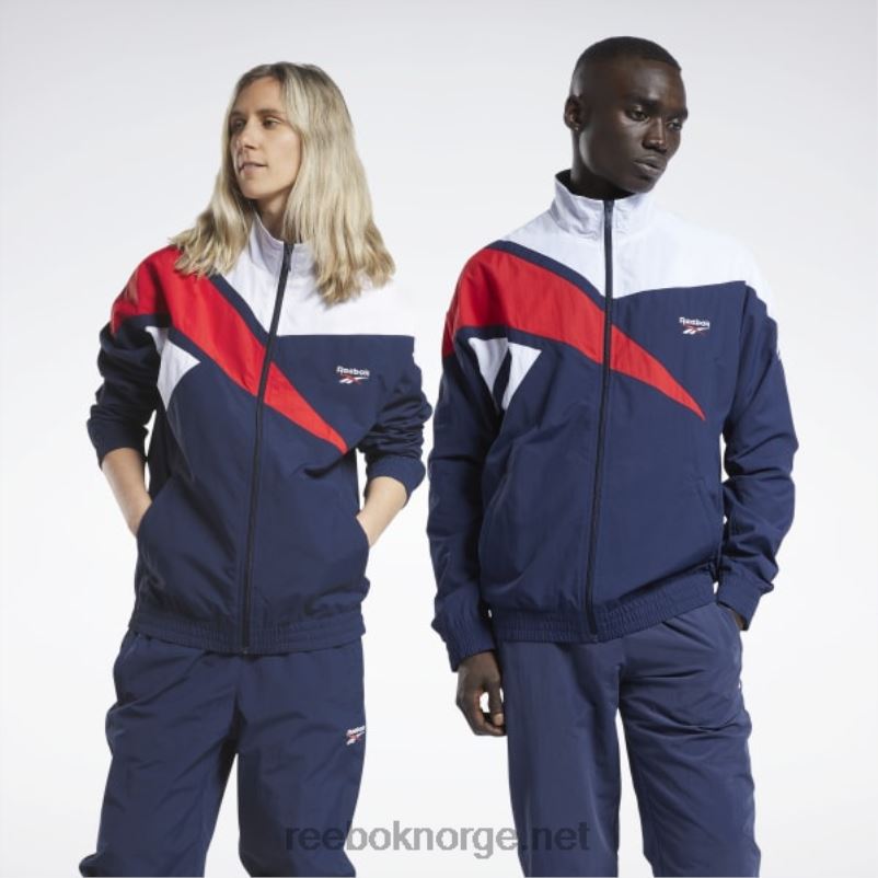 vektor_marine_2x42n249_reebok_klassiske_vektor_treningsjakke.jpg vektor marine 2X42N249 Reebok klassiske vektor treningsjakke - Bilde 1