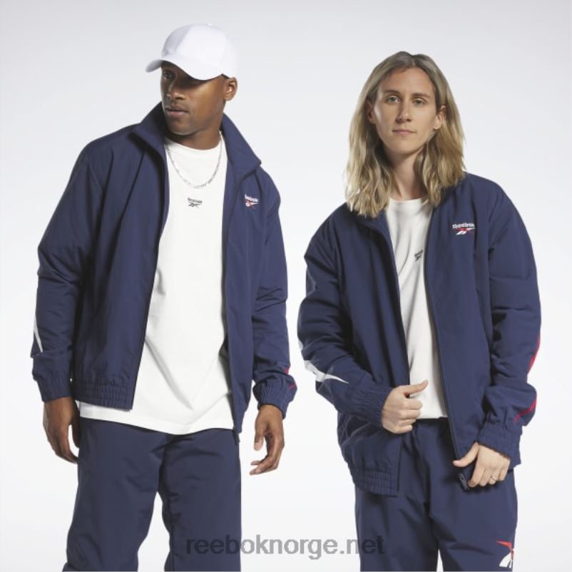 vektor_marine_2x42n942_reebok_klassiske_vektor_treningsjakke.jpg vektor marine 2X42N942 Reebok klassiske vektor treningsjakke - Bilde 1