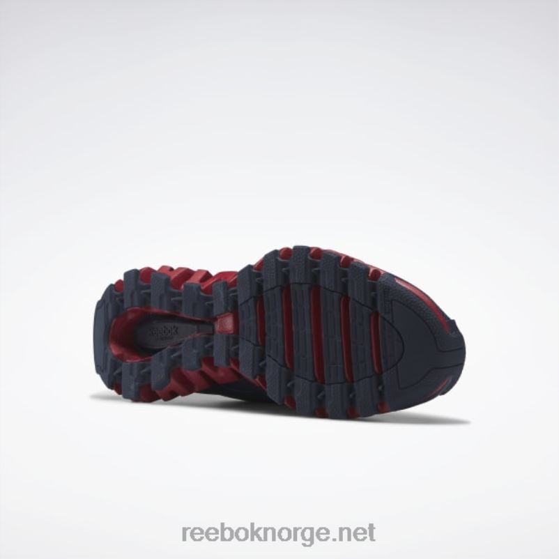 vektor marine/blitsrød/ren grå 1 2X42N1075 Reebok zigwild trail 6 herresko - Bilde 5